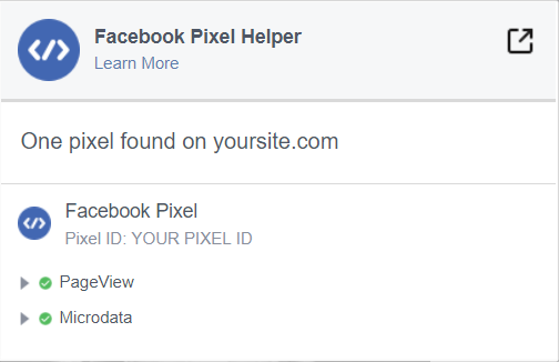 facebook pixel helper chrome extension interface facebook pixel helper chrome extension interface