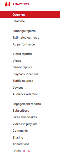 YouTube Analytics