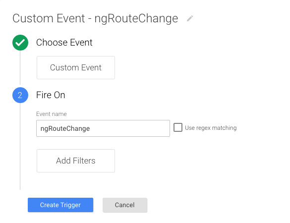 GTM Trigger for Angular Route Change