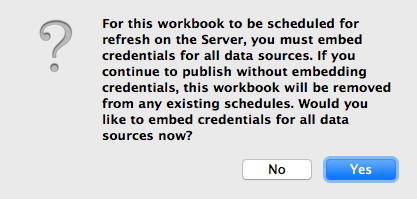 Embed credentials Embed credentials