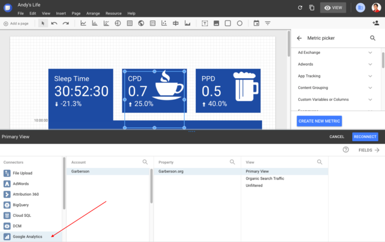 Connecting Google Analytics Connecting Google Analytics