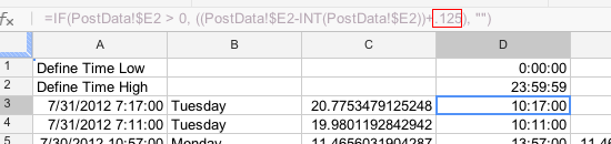 Time-Adjustment-Variable