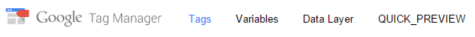 Tag Manager Preview