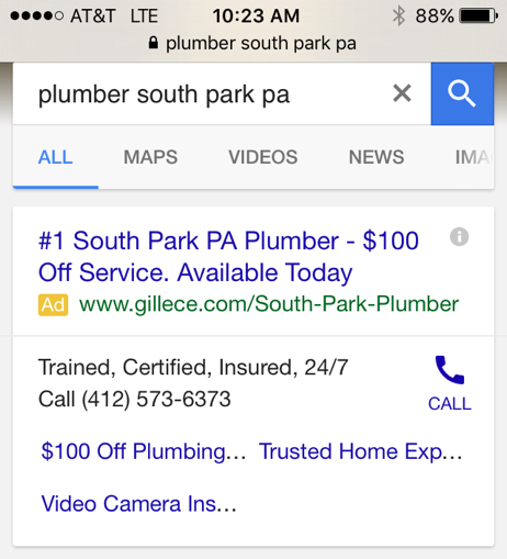 AdWords call extension AdWords call extension