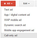 adwords call-only ad creation adwords call-only ad creation