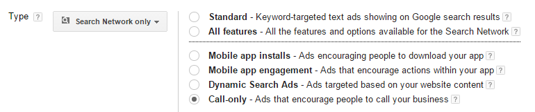 adwords call-only campaign adwords call-only campaign