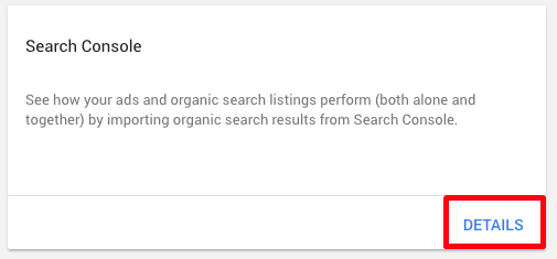 adwords link to search console adwords link to search console