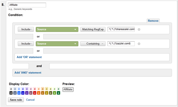 Google Analytics Multi-Channel Funnels: Custom Affiliate Grouping