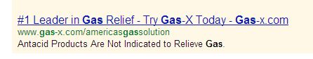 Poorly targeted ad Poorly targeted ad