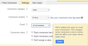 flexible conversion tracking flexible conversion tracking