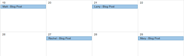 blog post calendar blog post calendar