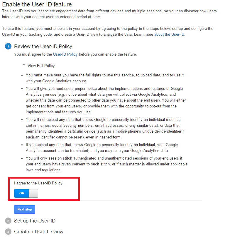 enable User-ID enable User-ID