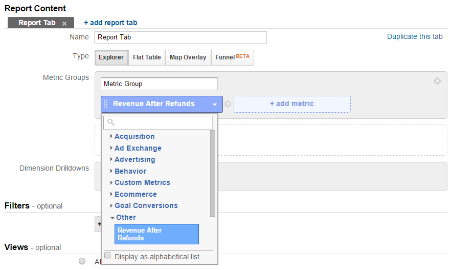 calculated metrics in custom reports calculated metrics in custom reports