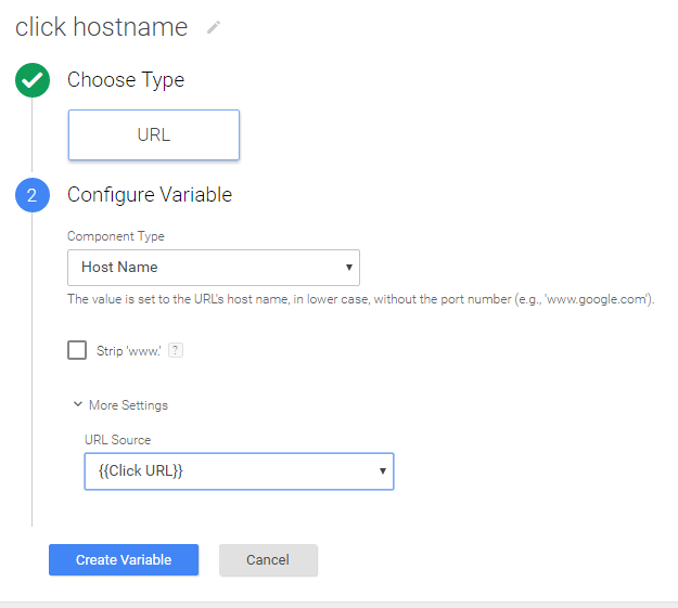 click hostname