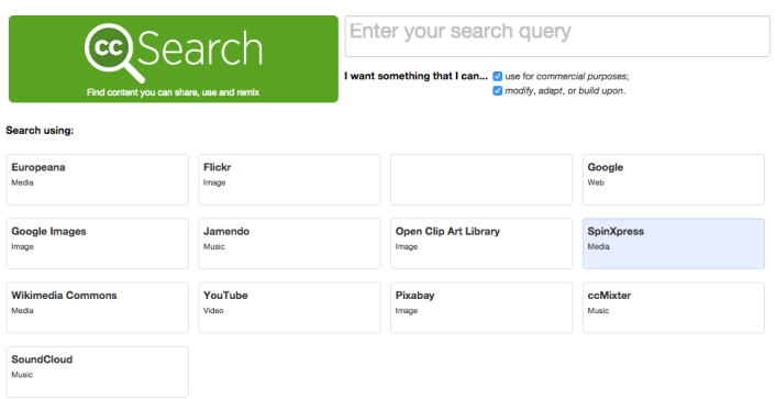 Creative Commons Search Creative Commons Search