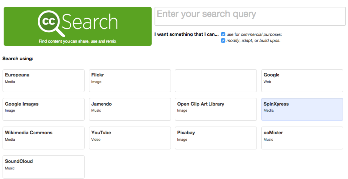 Creative Commons Search