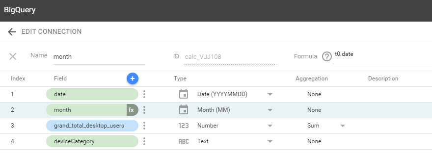 date field options