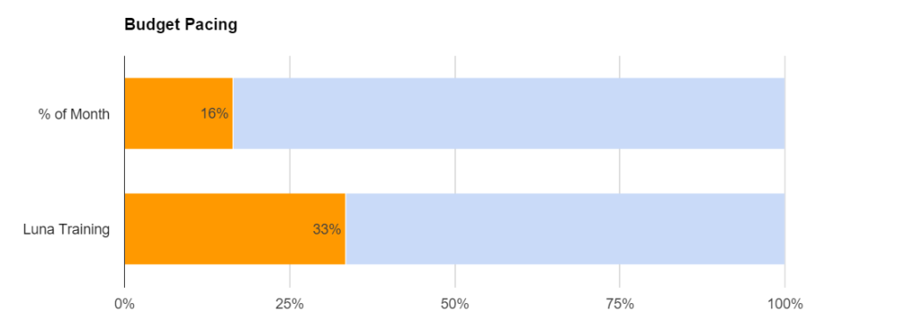 PPC budget pacing in Google Drive