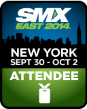 I am attending SMX East I am attending SMX East