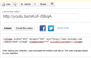 YouTube Embed Code 