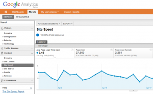 Site Speed Report Site Speed Report