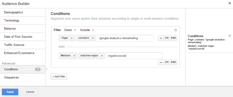 google analytics search remarketing rlsa