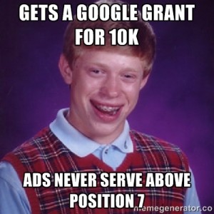Meme about Google Grants