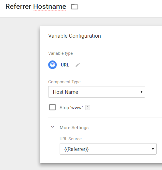Referrer Hostname Google Tag Manager Referrer Hostname Google Tag Manager