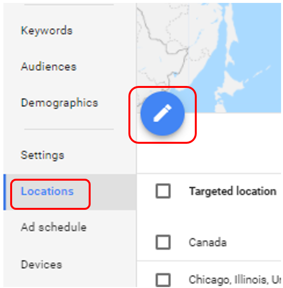 How to Edit Location Settings