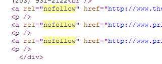 Nofollow press release screen shot Nofollow press release screen shot