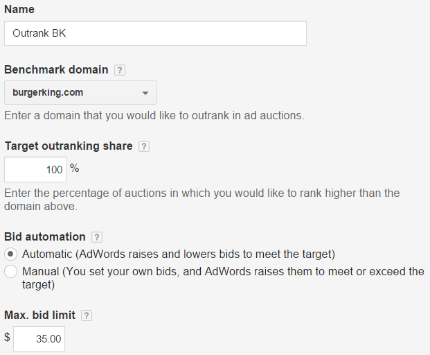 outranking share flexible bid strategy outranking share flexible bid strategy