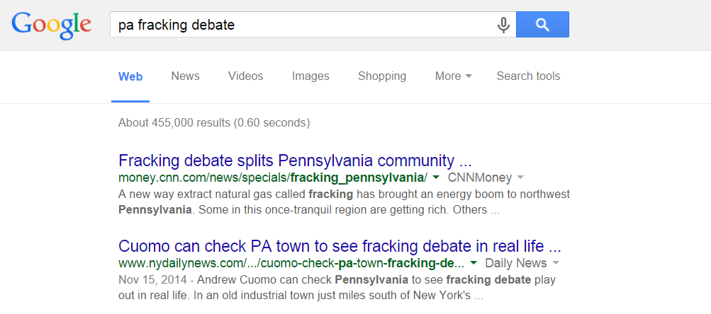 PA fracking in the search results PA fracking in the search results