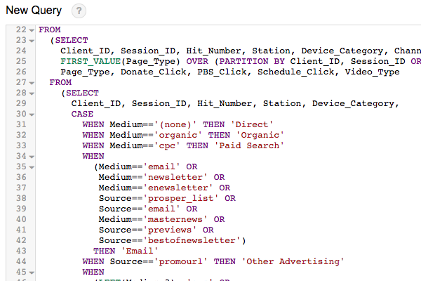 PBS Case Study Querying with BigQuery PBS Case Study Querying with BigQuery