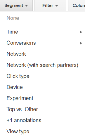 segmentdropdown segmentdropdown