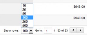 show more rows in Google Analytics show more rows in Google Analytics