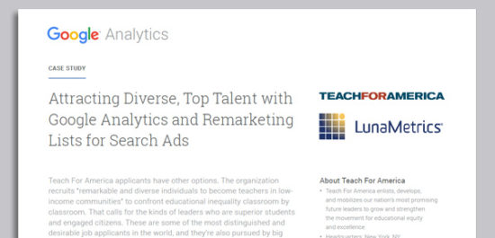 Teach For America Case Study