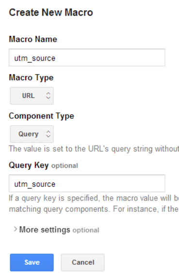 Google Tag Manager macro to capture utm_source Google Tag Manager macro to capture utm_source