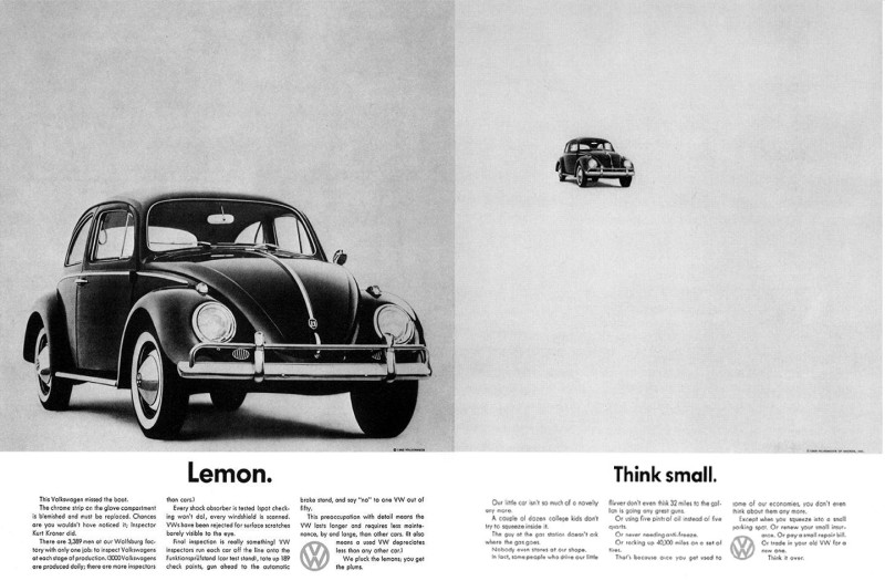 vw-lemon-and-think-small-ads vw-lemon-and-think-small-ads