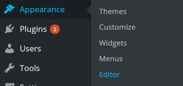 wordpress-appearance-editor