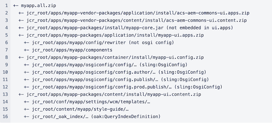 myapp.all.zip package after an initial refactoring