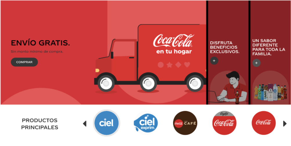 Image of Coca-Cola's plan to provide 24/7 online access to the full product catalog to consumers across Mexico