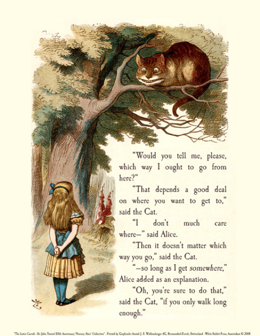 image excerpt from Alice in Wonderland