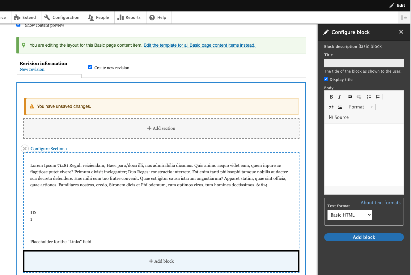 ""drupal 10 layout 2