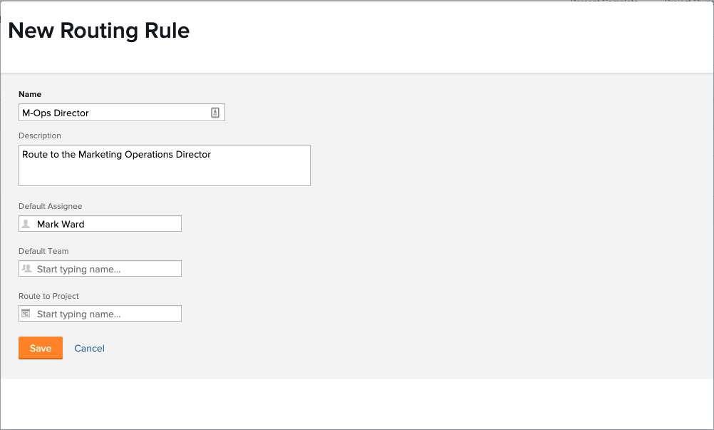 ""new routing rule